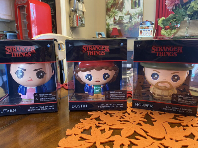 Stranger Things Collectible Squishy Characters (2 figures) in Arts & Collectibles in City of Toronto