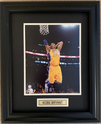 Kobe Bryant Los Angeles Lakers Photo Framed