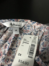 New Ladies' Reitmans Top (2X) with Tags