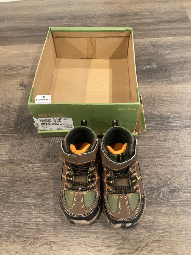 Toddler size 5 hiker shoe in Clothing - 12-18 Months in Saskatoon