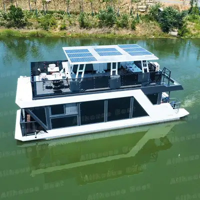 Description Size 8.5 m *3.9 m* 3.6 m Tare Weight: 8000 kg Pontoons: 4 Body: Aluminum alloy frame, do...