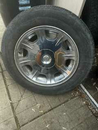 17 in factory Chrysler 300 rims and tires