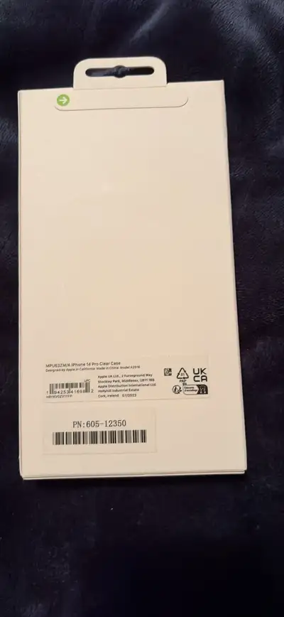 Keep your iPhone 14 Pro looking sleek and protected with this clear case! It's designed by Apple to...