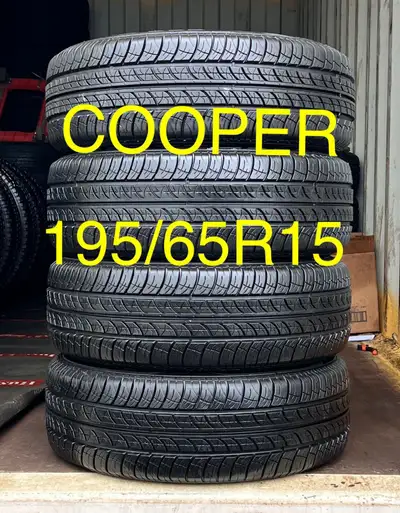 195/65R15 Cooper CS4 Touring ** NO INSTALL SERVICE ** I DO NOT OFFER INSTALLATION ** 4 LIKE NEW TIRE...