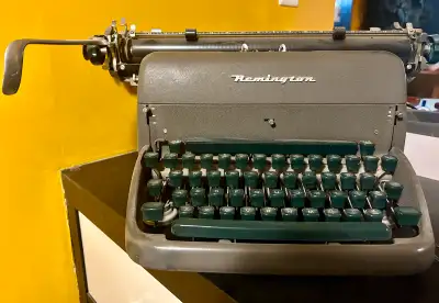 Antique 1950’s typewriter in very good working condition. It has a large carriage. Model 2 51447. Ma...