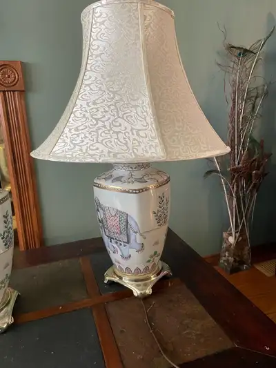  pair of unique, large table lamps , View more