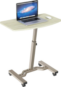 New SHW Laptop Stand Desk, Adjustable Ht. 28''- 33''