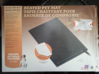 Heated pet mat