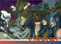 1993 Wizard Magazine Image Series 3 Promos #4 Cyberforce NM -MT.