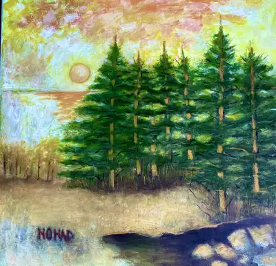 oil painting original , View more