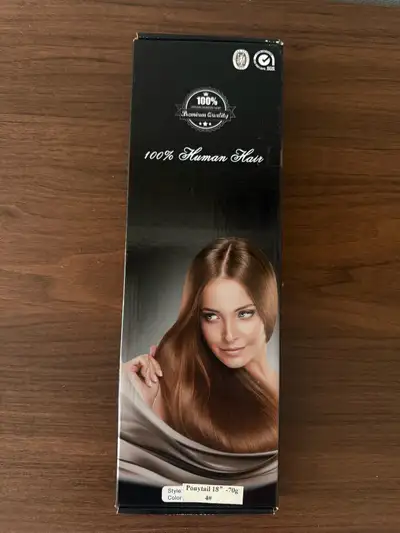 100% Human Hair Ponytail Extension - 18", 70g, View more