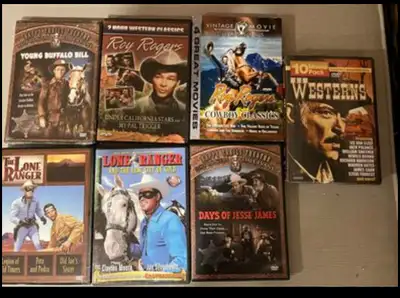 Lone Ranger , Roy Rogers & Vintage Western 7 DVD Special $5 Each, View more