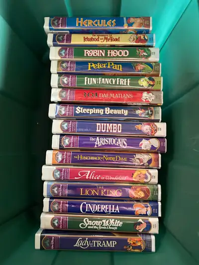56 Disney VHS & DVD Movies, View more