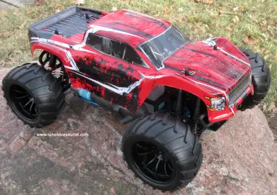 RC Monster Truck 1/10 Scale HSP Radio Control Nitro 4WD 2.4G This 4X4 Radio Control MONSTER RC truck...