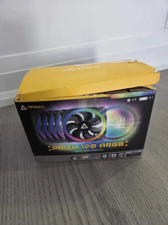 Antec Prism 120 ARGB (5 Fans + Fan Control) in System Components in City of Toronto - Image 2