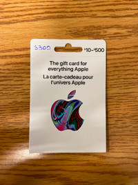 $300 Apple Gift Card