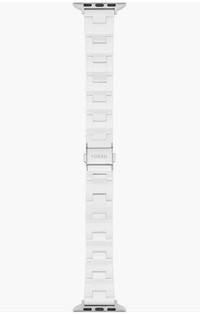 38/40mm White Ceramic Band for Apple Watch by Fossil