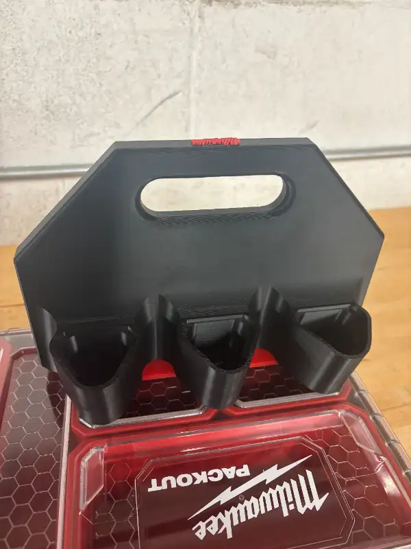 Milwaukee M12 / M18 Battery Caddy Holder 6 Pack (3+3) Packout in Power Tools in Markham / York Region - Image 9