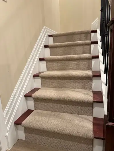 Stairs carpet installation and Staircase runners installation , View more