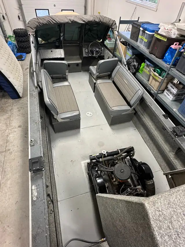 20’ Alumaweld Jet Boat in Powerboats & Motorboats in Terrace - Image 7