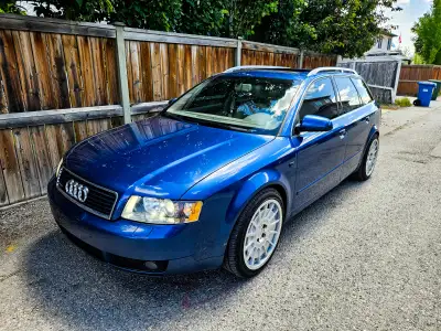 2004 audi a4 6spd avant, very rare spec in this color. Details: 3L v6 Quattro awd 6 spd manual avant...