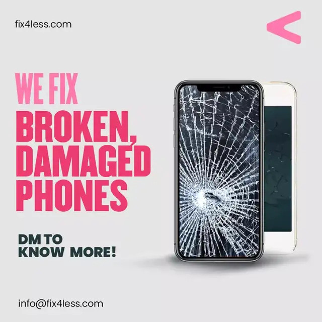 We Fix Broken and Damaged Phones in Cell Phone Services in Oshawa / Durham Region