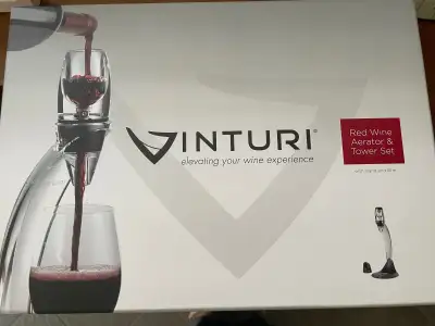 Brand new wine aerator. Venturi brand.Never used in box. All sales final.Cash only. No delivery