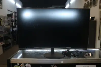 32" Curve Monitor Samsung LC32T550FDNXZA-Gaming Monitor (#42553, View more