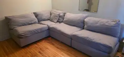 Grey Modular Sectional Sofa NEGOTIABLE, View more