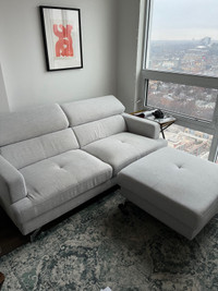 Sofa set (Sofa, armchair, ottoman) 