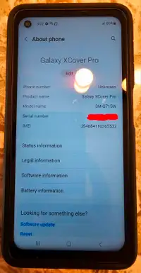 Samsung Galaxy XCover Pro-Unlocked-$300