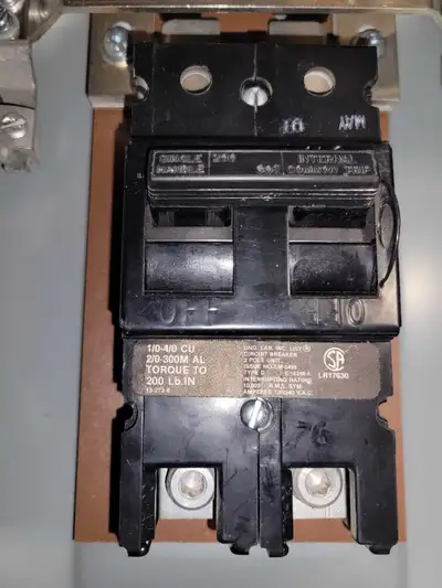 200 Amperes main breaker for Commander, Sylvania, CEB, View more