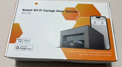 Smart Wi-Fi Garage Door Opener, View more