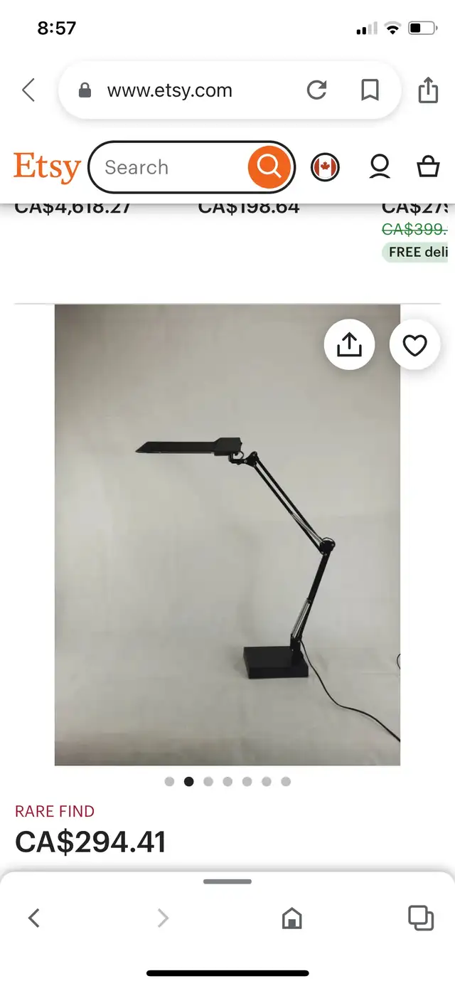 Adjustable Desk Lamp, Work Lamp in Indoor Lighting & Fans in City of Toronto - Image 3