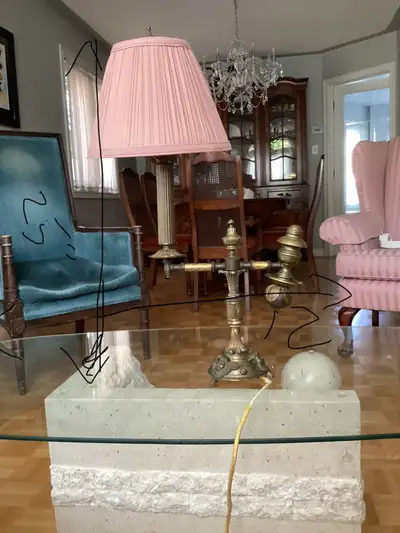 Vintage Brass Table Lamp, View more