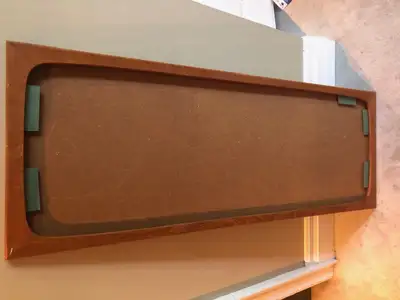 SOLID TEAK FRAME FOR MIRROR OR ANY FRAMING PURPOSE. MEASURES APPROXIMATELY 16.5" X 46"