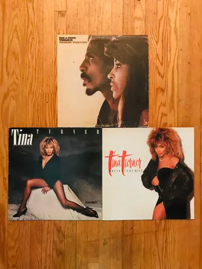 TINA TURNER … 3 CLASSIC VINYL LP RECORDS, View more