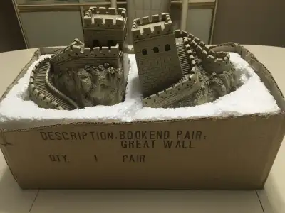 The Great Wall bookends 2 piece display set., View more