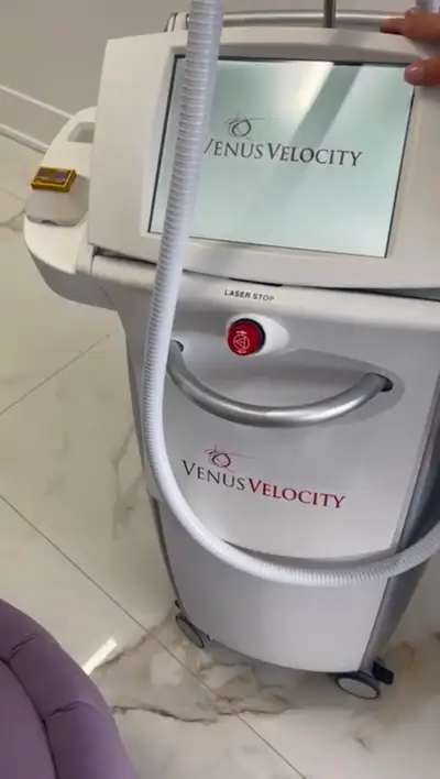 Excellent opportunity to purchase a Venus Velocity Laser Hair Removal Machine in like-new condition,...