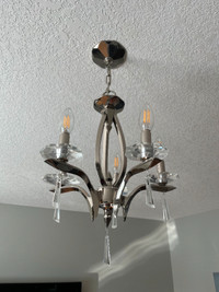 4 Light Candle Chandelier - Chrome