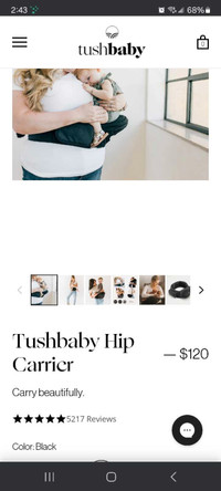 Tush Baby hip carrier 
