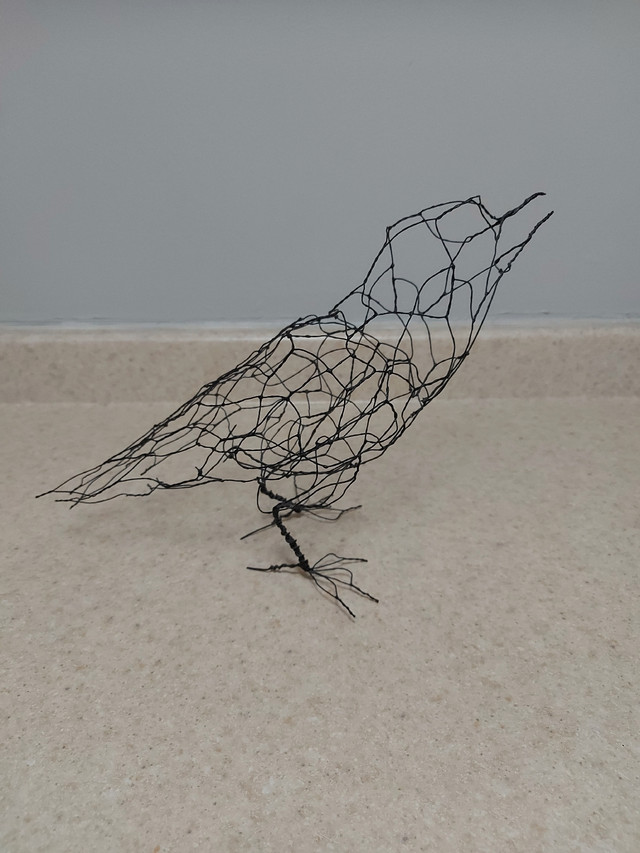 Wire Crow Art Sculpture  in Arts & Collectibles in Kingston - Image 3