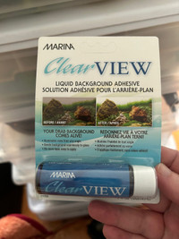 Solution adhésive Clearview pour arrière-plans