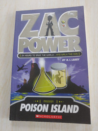 Zac Power Poison Island  # 1, Paperback Book for kids/children