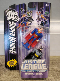 Mattel DC Comics Justice League Super Heroes Batman Superman Set