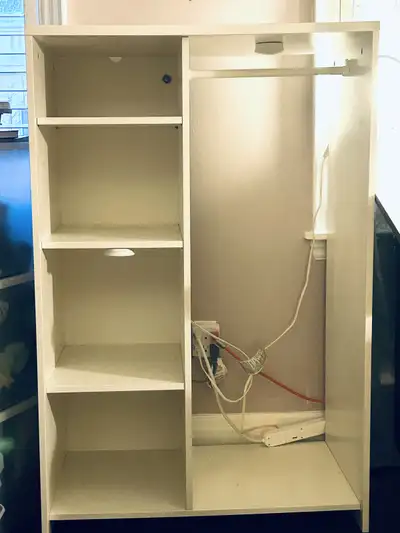 IKEA Syvde Open Wardrobe - White, View more