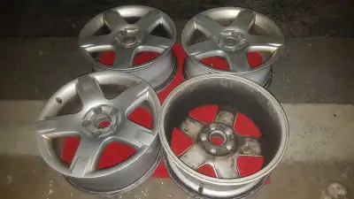 Original Audi Rims 17" Made in Germany 5 x 112 bolt pattern No cracks or bends. I can clean them if...