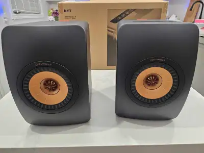 kef LS50 ii wireless powered speakers, View more