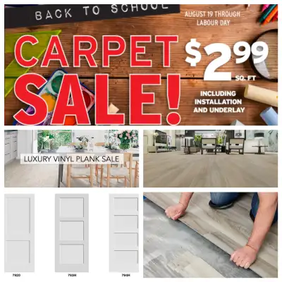 HUGE SALE CALL MIKE 416-990-9390 CARPET IN STOCK ROLLS CARPET STAIR RUNNER INSTALLED FOR $2.99/SF SO...