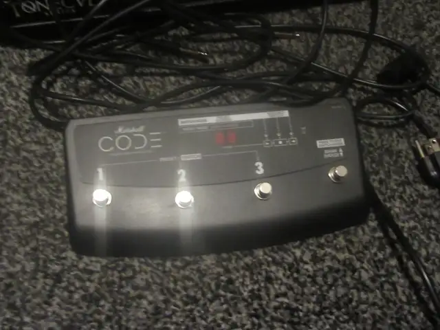 Mint Marshall Code 50 guitar amp 50 watts with pedal in Amps & Pedals in Kingston - Image 7